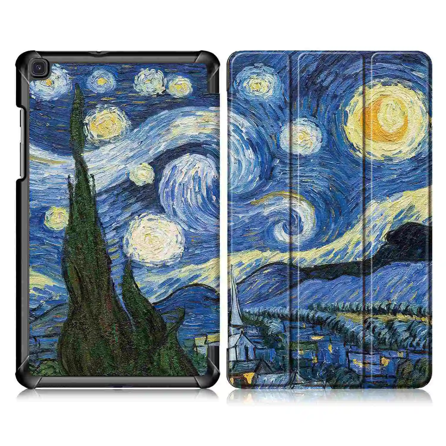 Чехол с принтом для Samsung Galaxy tab A 8,0 SM T290 T295 T297 tab a 8 защитный чехол из искусственной кожи+ подарок