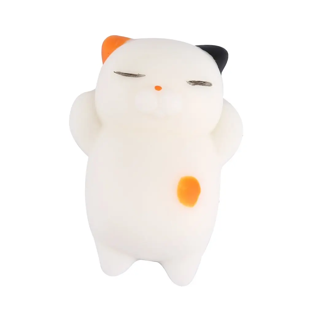 12 1 шт., Милая мини-игрушка в виде мягких животных, Ding-ding Cat, антистрессовый мяч для сжимания медленно распрямляющаяся игрушка, мягкая липкая игрушка для снятия стресса, забавная Подарочная игрушка - Color: 12