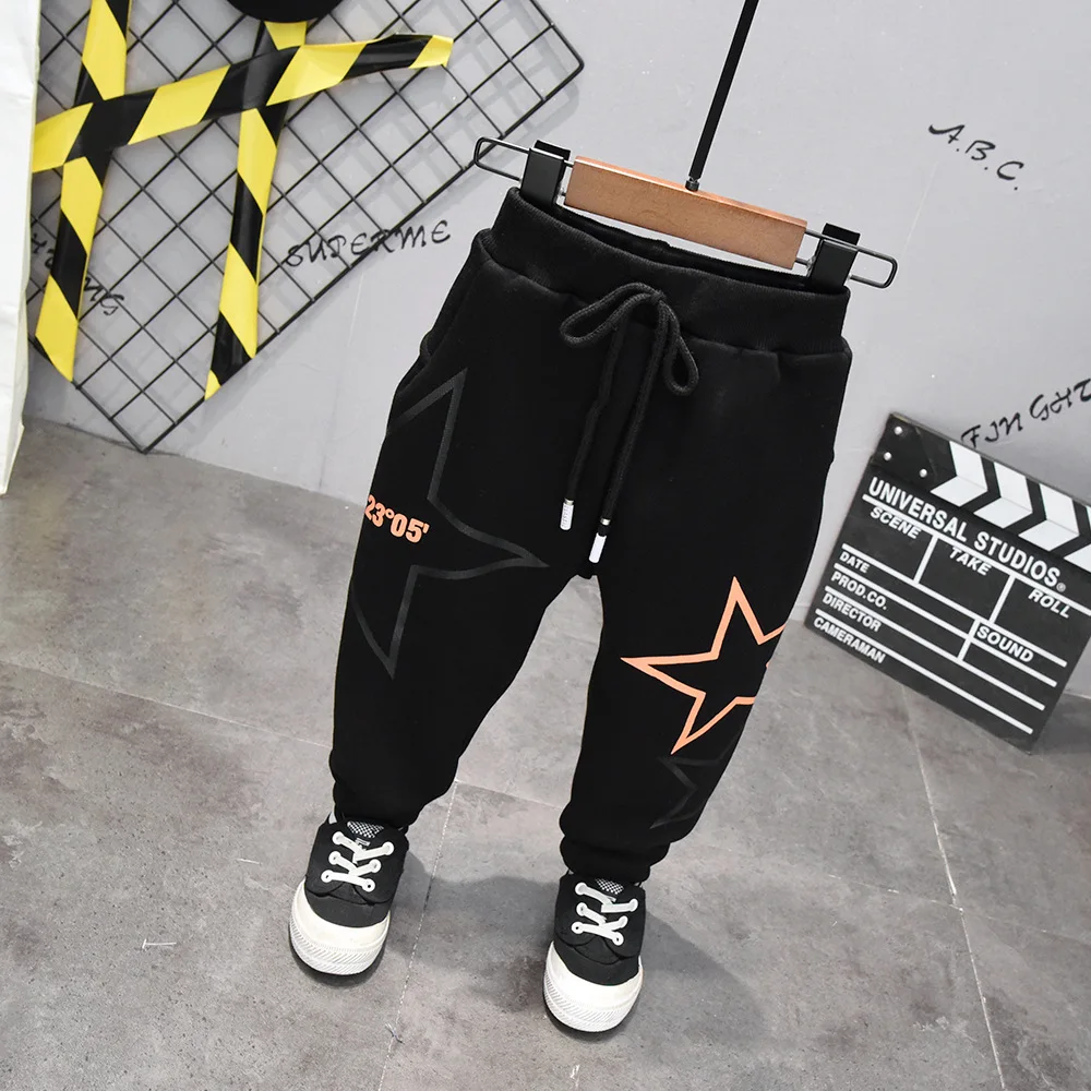 

2 3 4 5 6 Years Boys Pants Casual Elastic Waist Trousers for Boys Autumn Winter Toddler Baby Pants New Arrival Children Pants