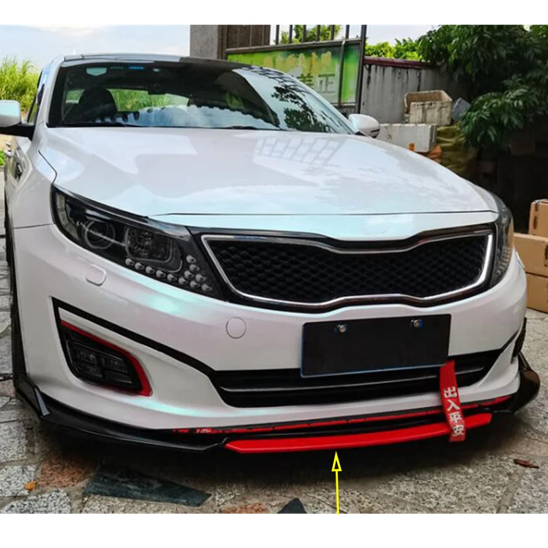 

Универсальный разветвитель для переднего бампера автомобиля Kia Optima K5, 4 шт., декоративные аксессуары для защиты от столкновений, комплект для ремонта кузова 2011-2023