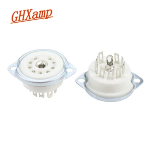 Гнездо для электронной трубки GHXAMP 9-контактное для ECC83 6N3 6N11 6P14 5670 клапан усилителя 9-ножное 2 шт.