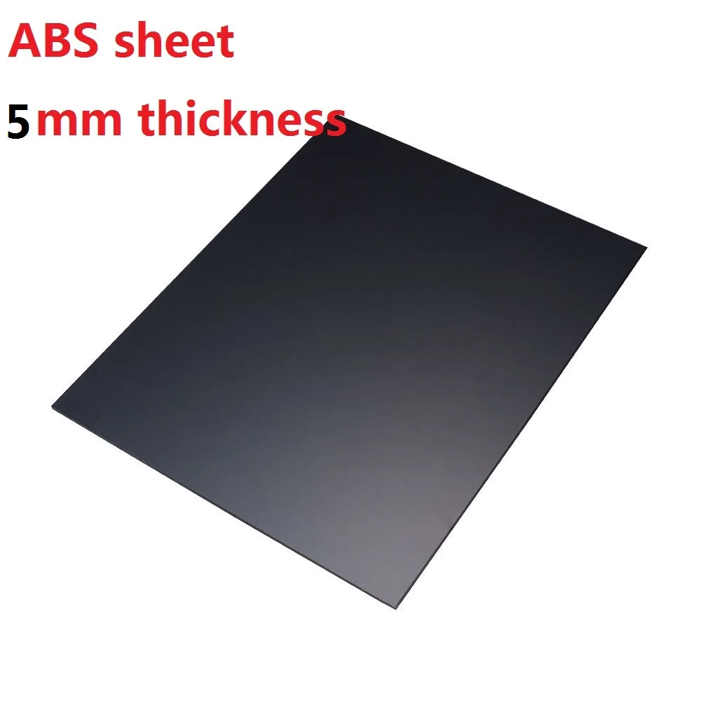 

5mm black ABS sheet Acrylonitrile Butadiene Styrene Reconstruction plate Plastic advertising board Building sand table model