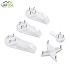 20 шт. белый Живопись фото крюк Пластик Invisibl ногтей Пластик висит Вешалки домашний декор, настенное крепление фото часы фотография Фрам