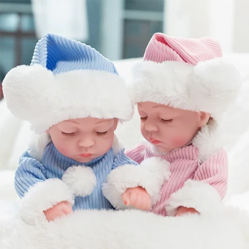 

Suit+30CM New baby dolls silicone viny 10inch Reborn baby poupee boneca baby soft toy gift todder