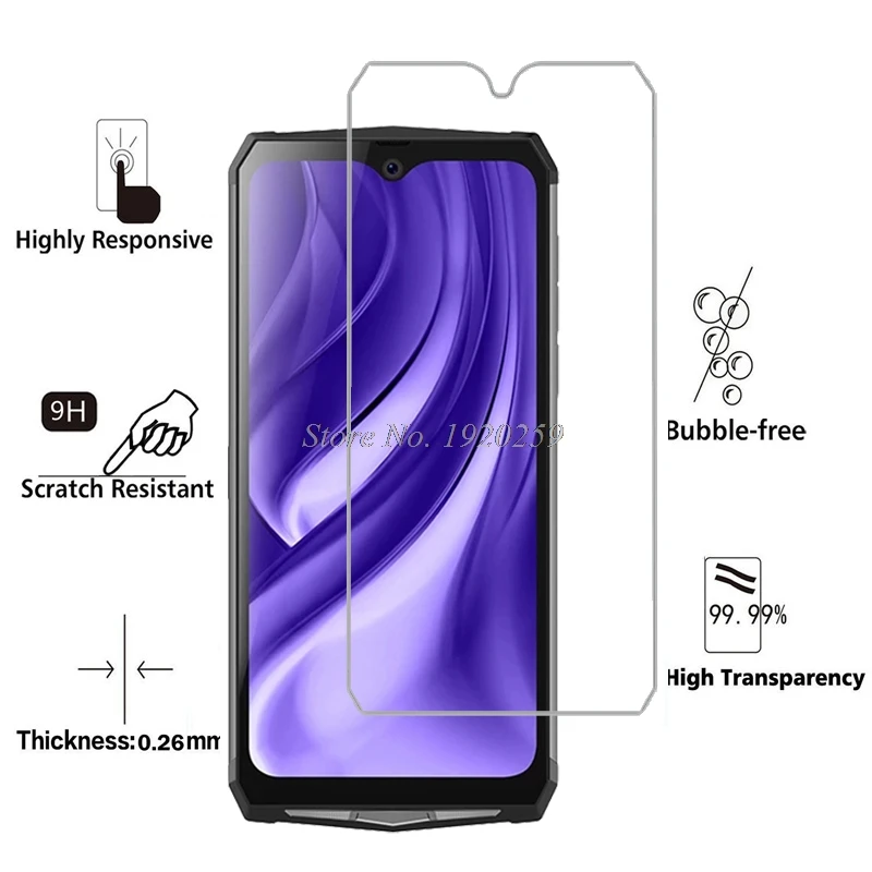 Blackview BV9100 Glass Telefon Screen Protector 9H 2.5D 0.3mm Tempered Film For Protective Phone | Мобильные телефоны и