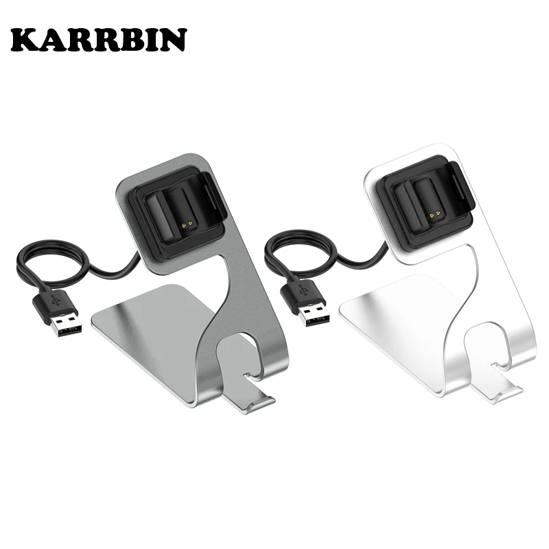 

KARRBIN зарядная док-станция Подставка для Fitbit Charge 4 4SE Charge 3 Charge 3SE USB алюминиевая зарядная док-станция для часов