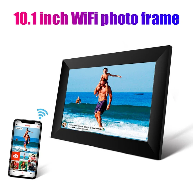 

10,1 дюймов фоторамка 1 + 16G 1280X800 WiFi фоторамка электронный альбом для фотографий видео Full Функция