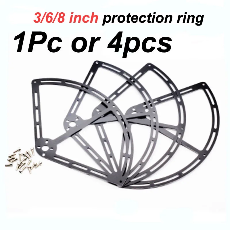 3/6/8 дюймовый пропеллера Защита Анти-столкновения кольцо гоночный Квадрокоптер