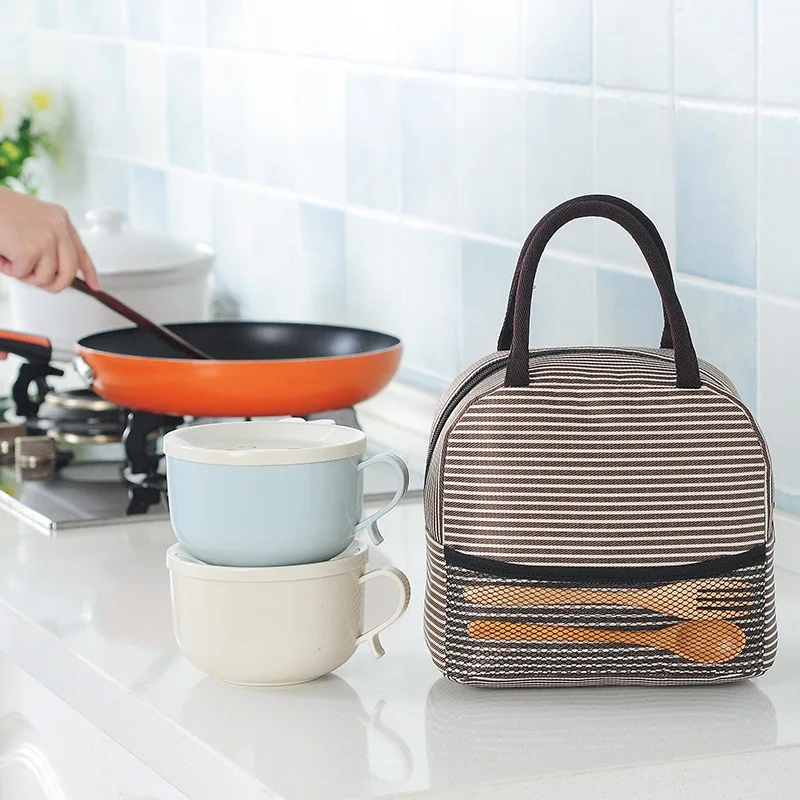 Изолированная сумка для обеда женщин и мужчин герметичная термомногоразовая