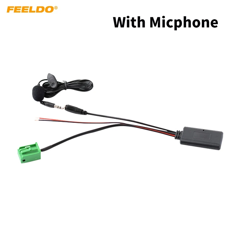 

FEELDO Car Aux-in Wireless Bluetooth Adapter Module Audio Receiver for Mercedes CLC SLK SL 2008 CD/DVD Host AUX Cable #HQ3232