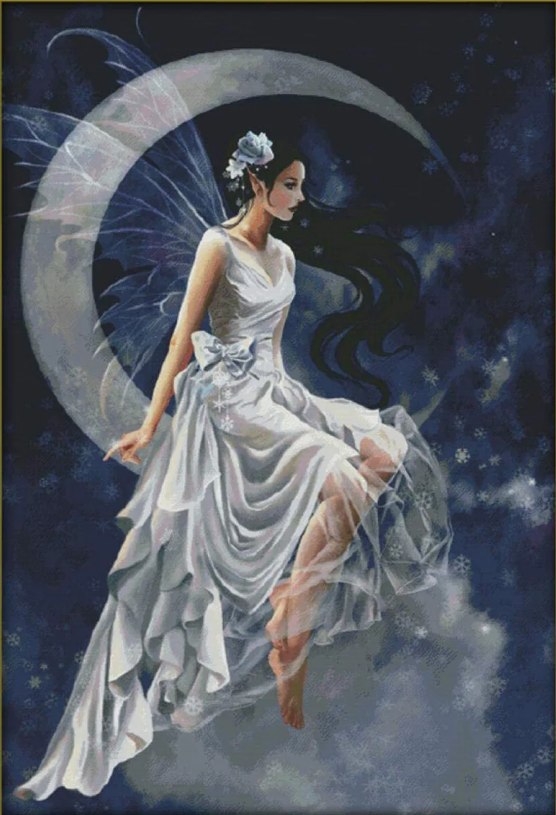 

The Moon Fairy Cross Stitch