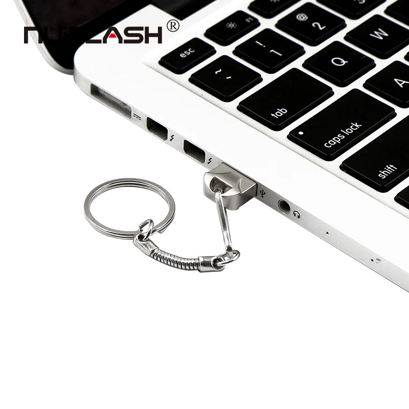 Металлический usb флеш-накопитель Nuiflash объемом 64 ГБ серебристый 2 0 4 8 16 32 u-диск 128