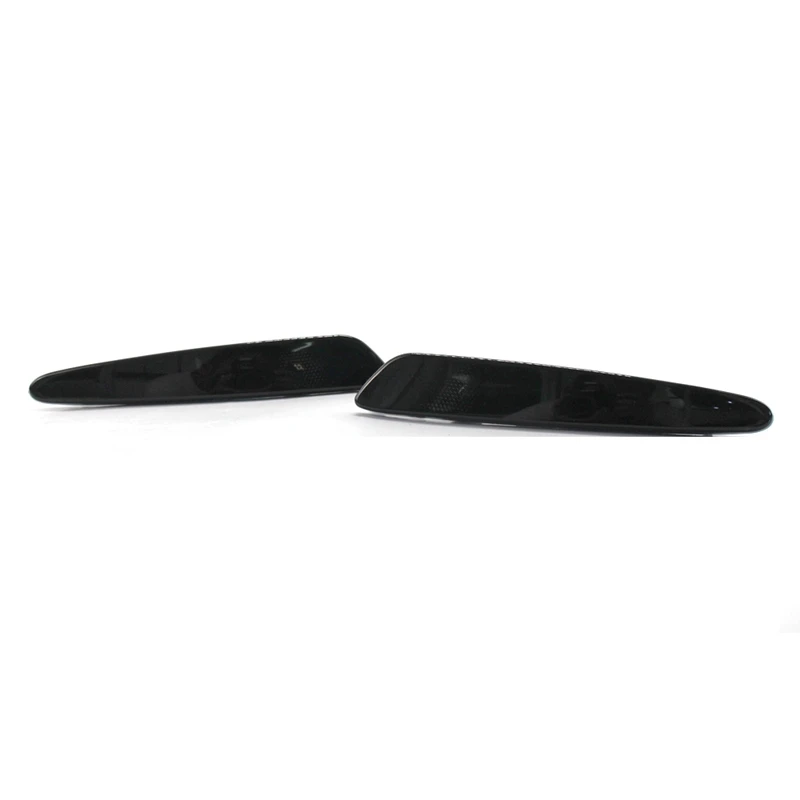 1 Pair Black Reflector Front Bumper Side Marker Light Turn Signals Lamps For Chevy Corvette C6 05-13 (Without Bulb) | Автомобили и