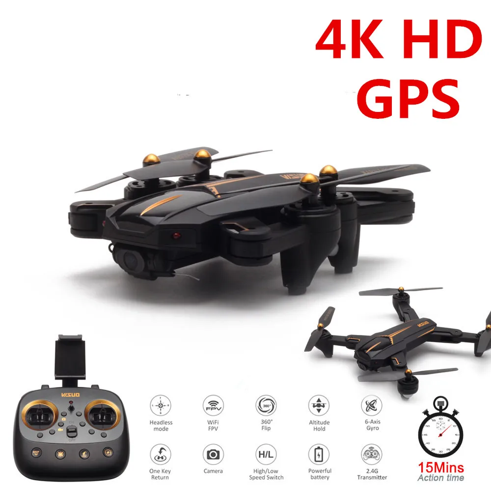 gps Радиоуправляемый Дрон с 4K 16MP HD камерой с живым видео 5G wifi FPV высота удержания один ключ возврат RC Квадрокоптер вертолет