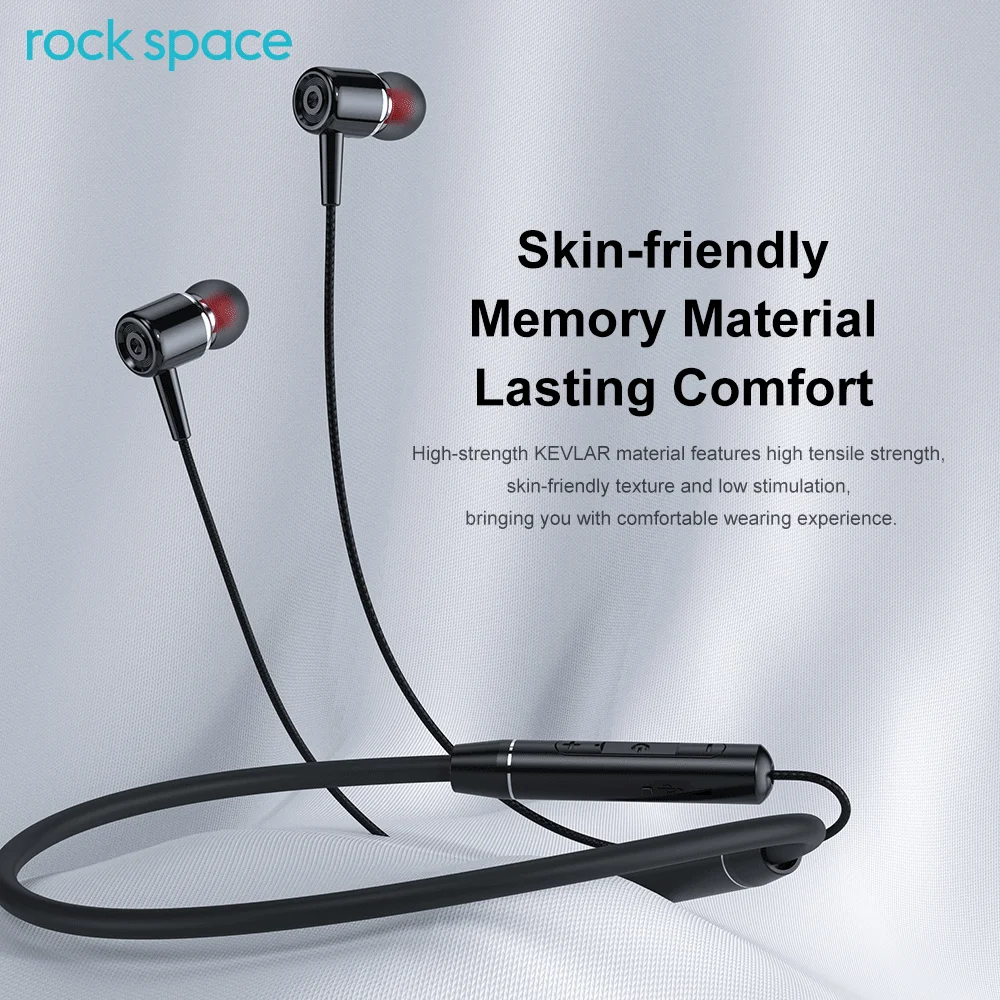 Пространства рок Магнитная Беспроводная связь Bluetooth 5 0 наушники для iPhone Samsung