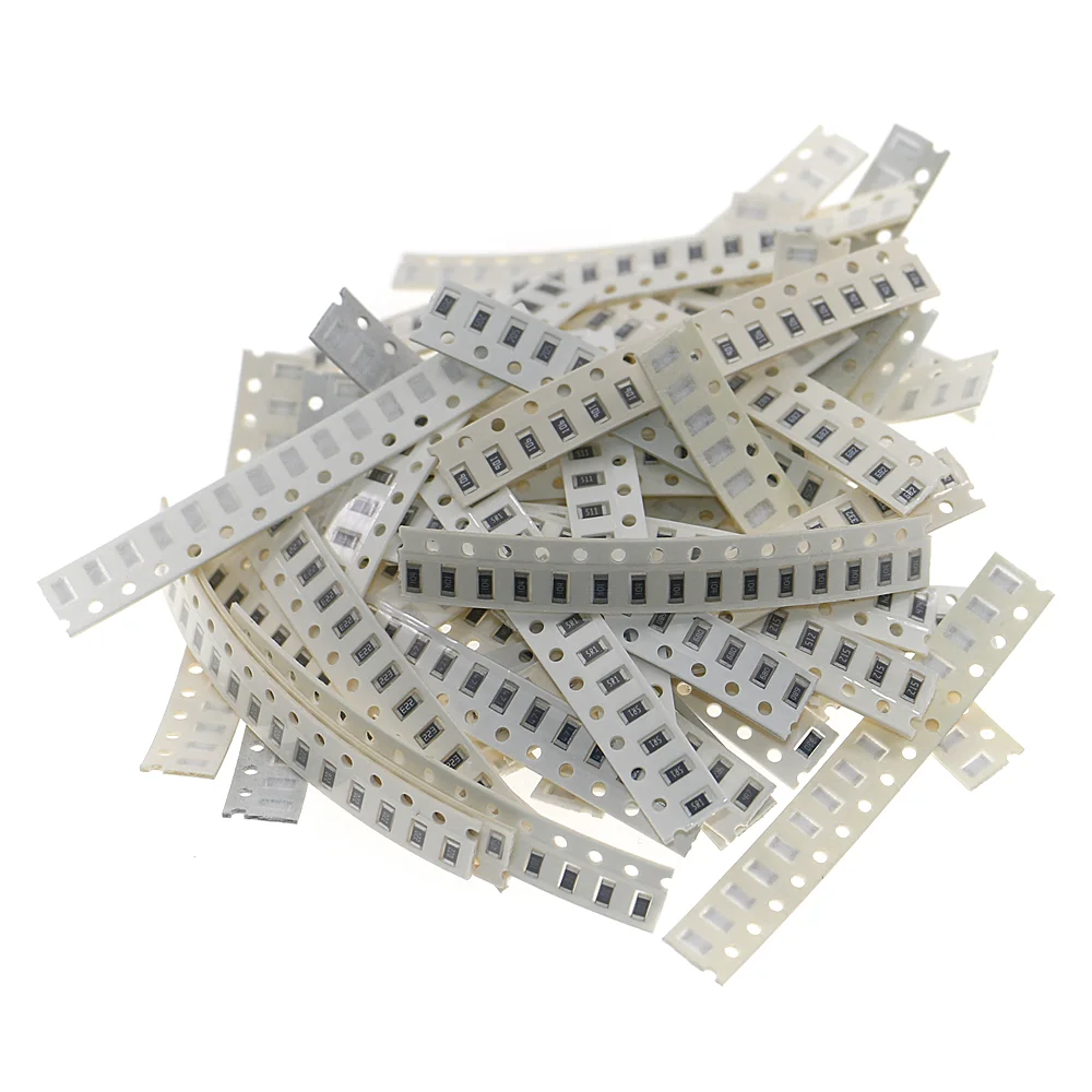 Комплект конденсаторов SMD 1150 (0 Ом-10 МОм) 50 значений + (1206 пФ-1 мкФ) 40 шт. | Электронные