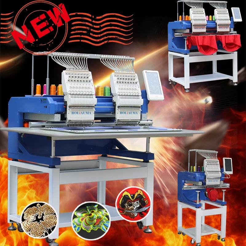 HOLiAUMA компьютеризированная автоматическая вышивальная машина с двойной головкой