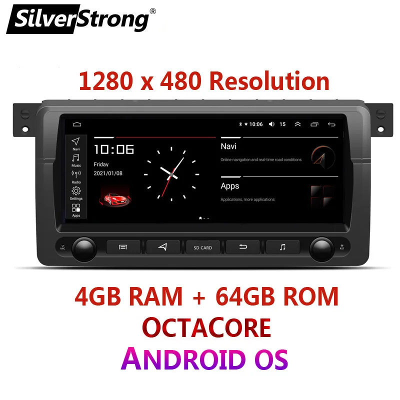 Android10 8 дюймов DSP Автомобильный DVD Радио для BMW E46 318 325 320 M3 3 серии с Navi GPS Carplay