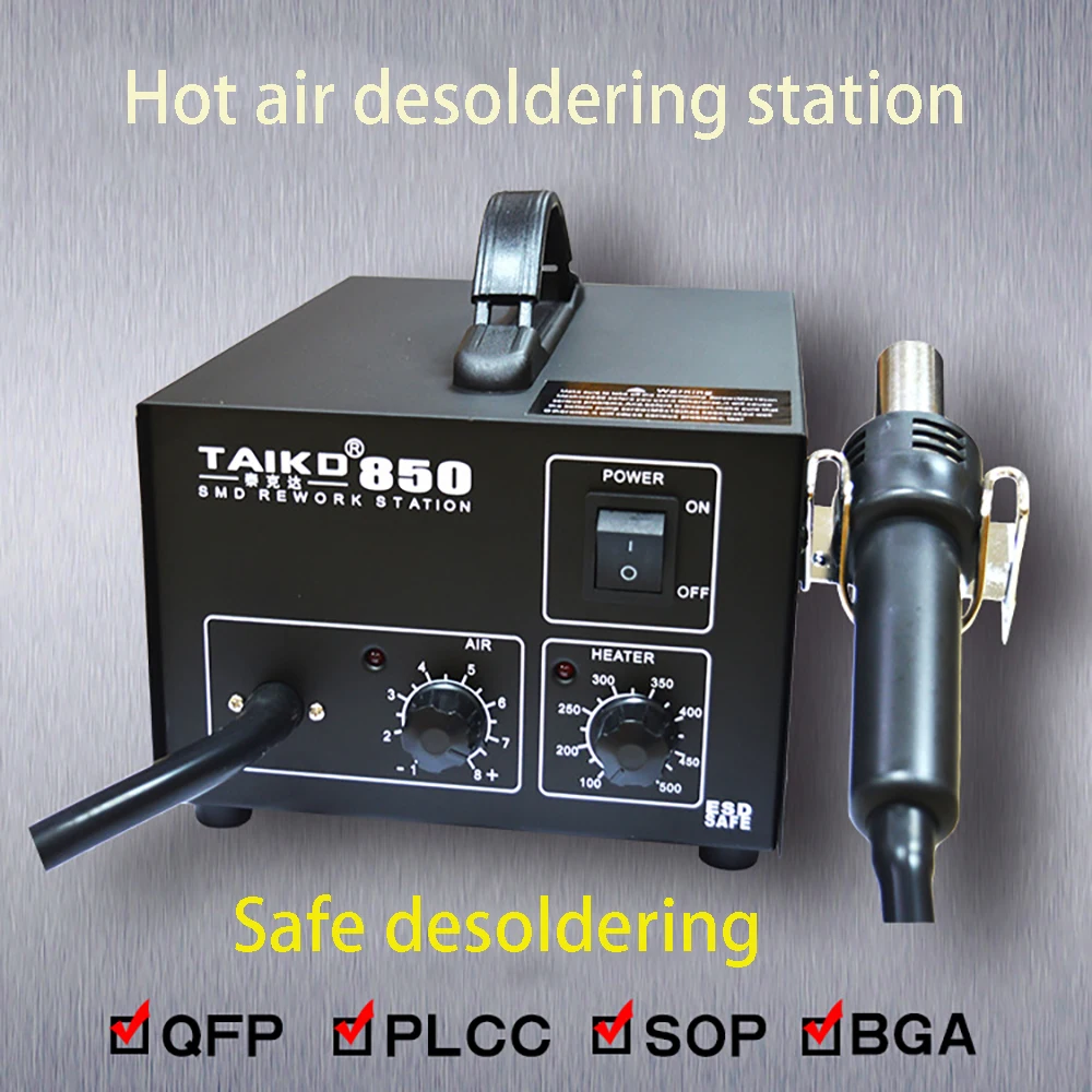 

TAIKD 850 350W Digital Display High Power High Frequency Thermostat And Constant Temperature Soldering Station Anti-static