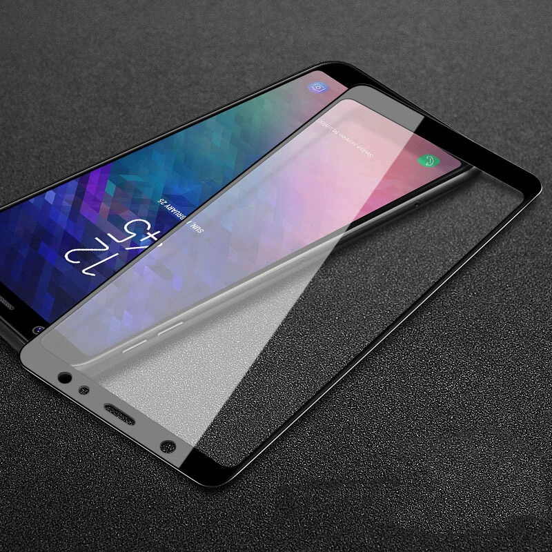 3D полное покрытие защитное закаленное стекло для Samsung Galaxy J4 J6 Duos A6 A8 Plus J8 2018 J3 J5 J7 2017