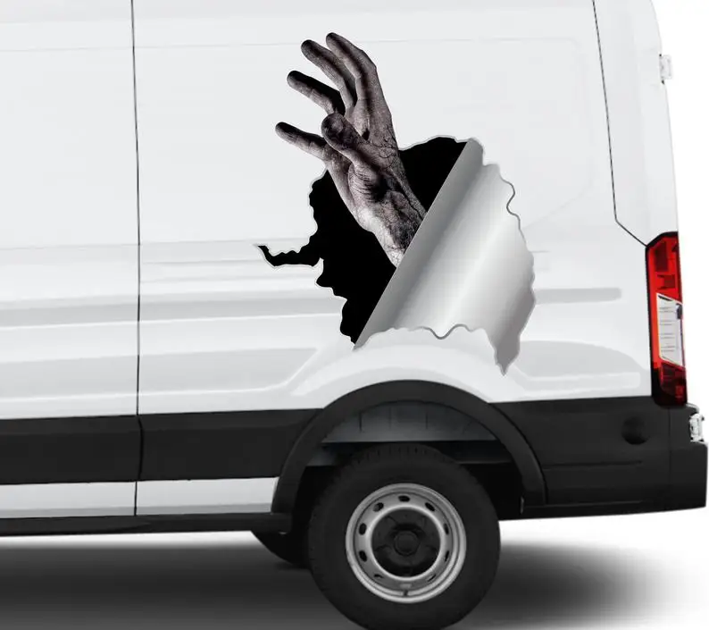 

Vinyl stickers Zombie hand Bumper sticker Car decal Bad hand sticker Halloween sticker Cute zombie Sticker pack Sticker