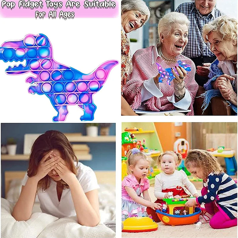 

Unicorn Push It Fidget Toy Relieve Stress Bubble Sensory Autism Reliever Special Needs Stress Relieve Relief Pop Fitget Toys