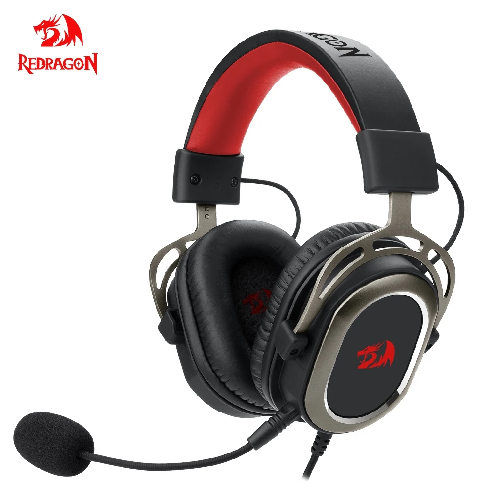 Игровой микрофон Redragon H710 Helios с шумоподавлением компьютерная гарнитура объемным