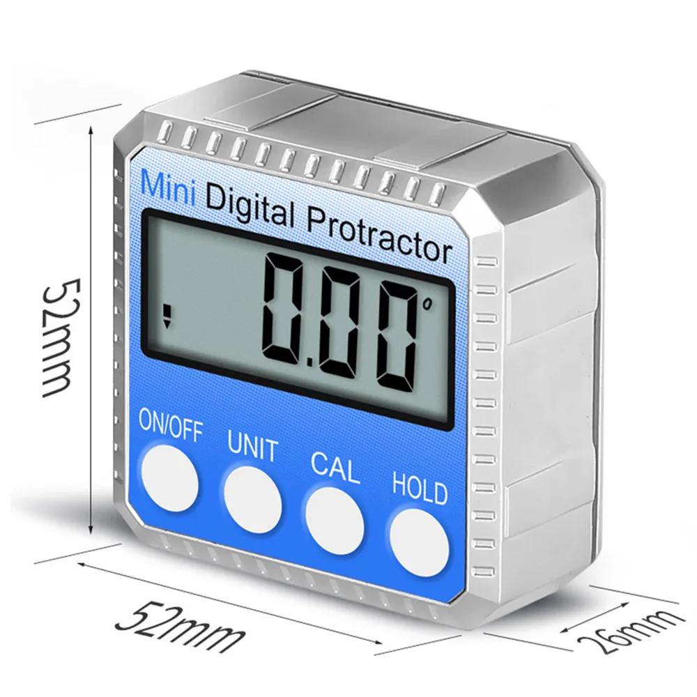 Электронный Мини Цифровой Инклинометр уровень 360 градусов транспортир угловая