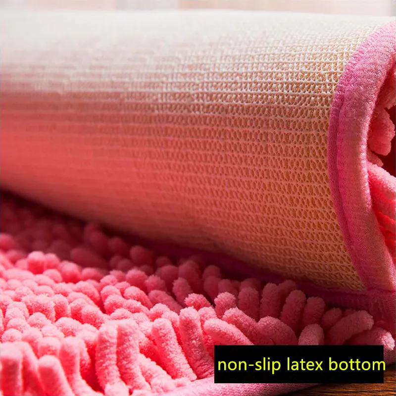 

Floor Mat Anti-slip Doormat Water Absorption Mat Kitchen Door Carpet Mat Kitchen Carpet Toilet Rug Heart-shape Doormat 50x60cm