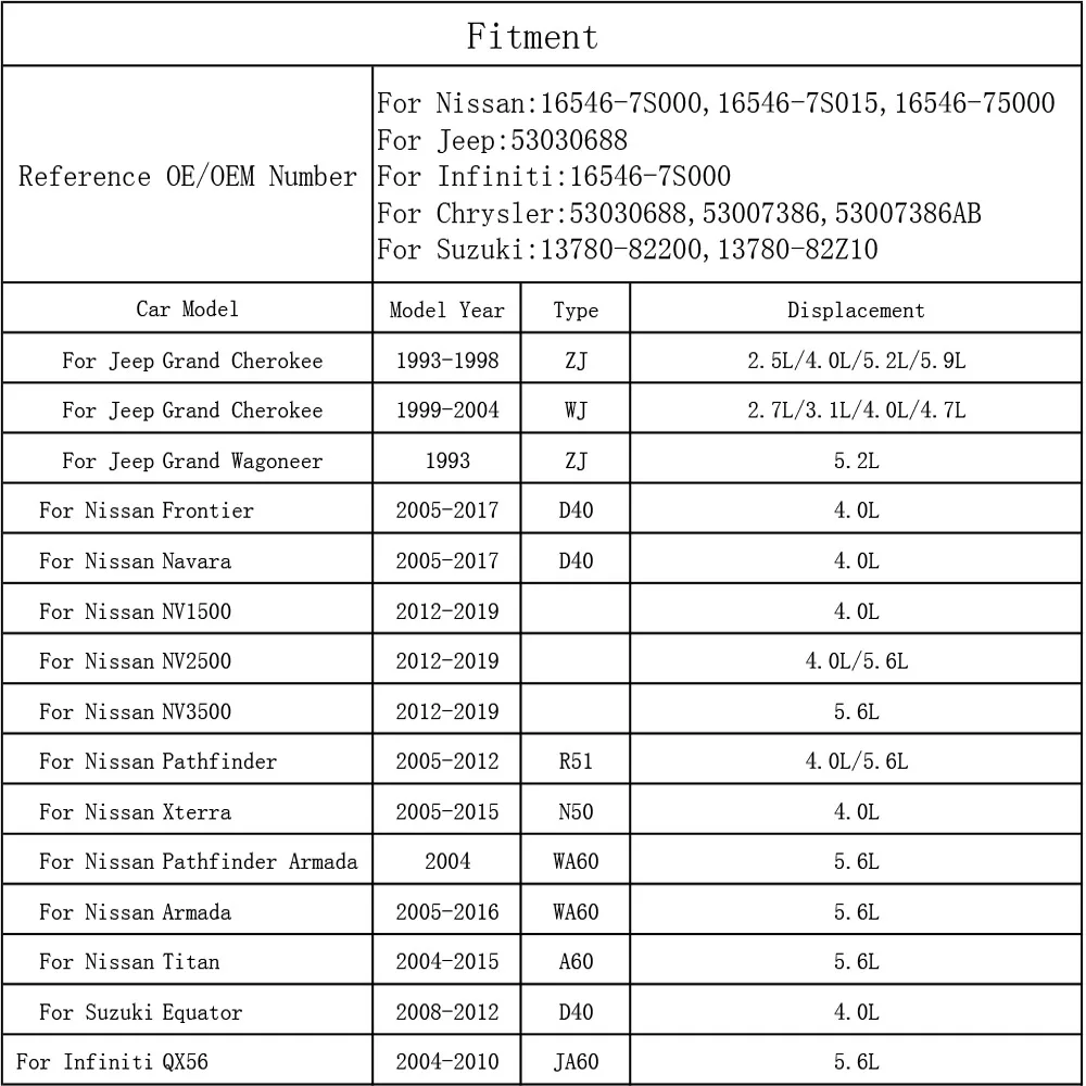 Воздушный фильтр 16546 7S000 для Nissan Pathfinder 2005 2012 R51 D40 Navara Frontier 2017 Armada Titan автомобильные