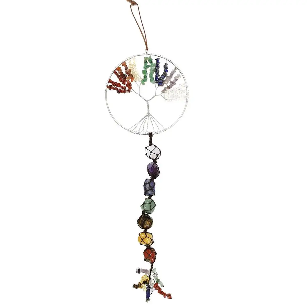 

Каменные кристаллы в виде дерева 7 цветов, украшение для стены, медитации, окна вечерние чного домашнего декора