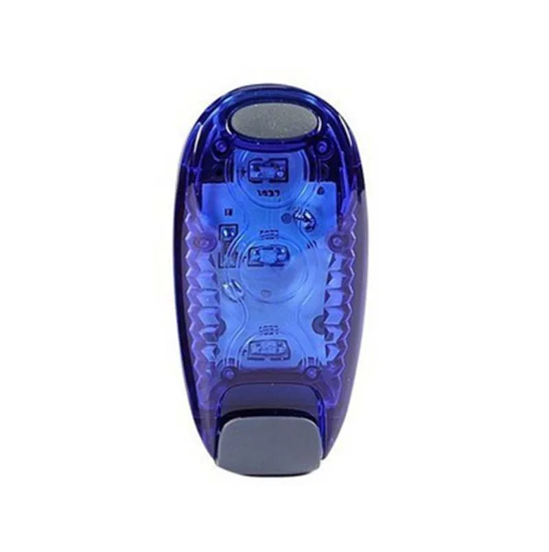 Blue Светодиодный фонарь для бега, ручного фонаря, для прогулок, велосипеда, для бега, лучший мигающий Предупреждение льный фонарь, для рюкзак для шлема - Цвет: Blue