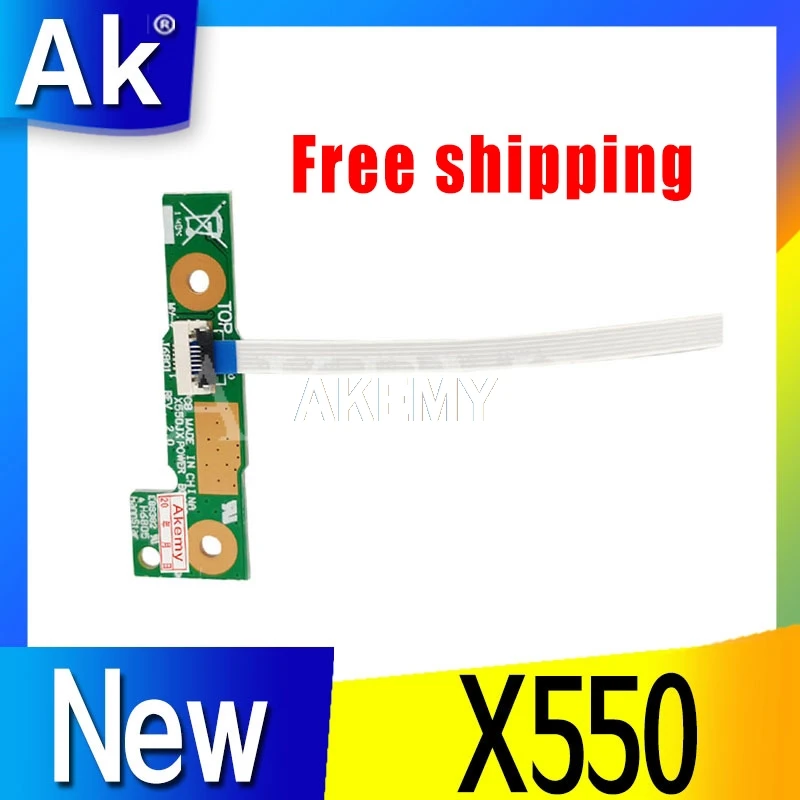 AK оригинал для For Asus X550V X550CC X550CA X550VC X550VB кнопочный выключатель питания с кабелем 100%