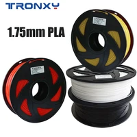 tronxy 3d printer filament pla 1 75 mm 1kg 2 2lbs 330 meters colorful 3d printer pen materials for 3d printing extruder no jams
