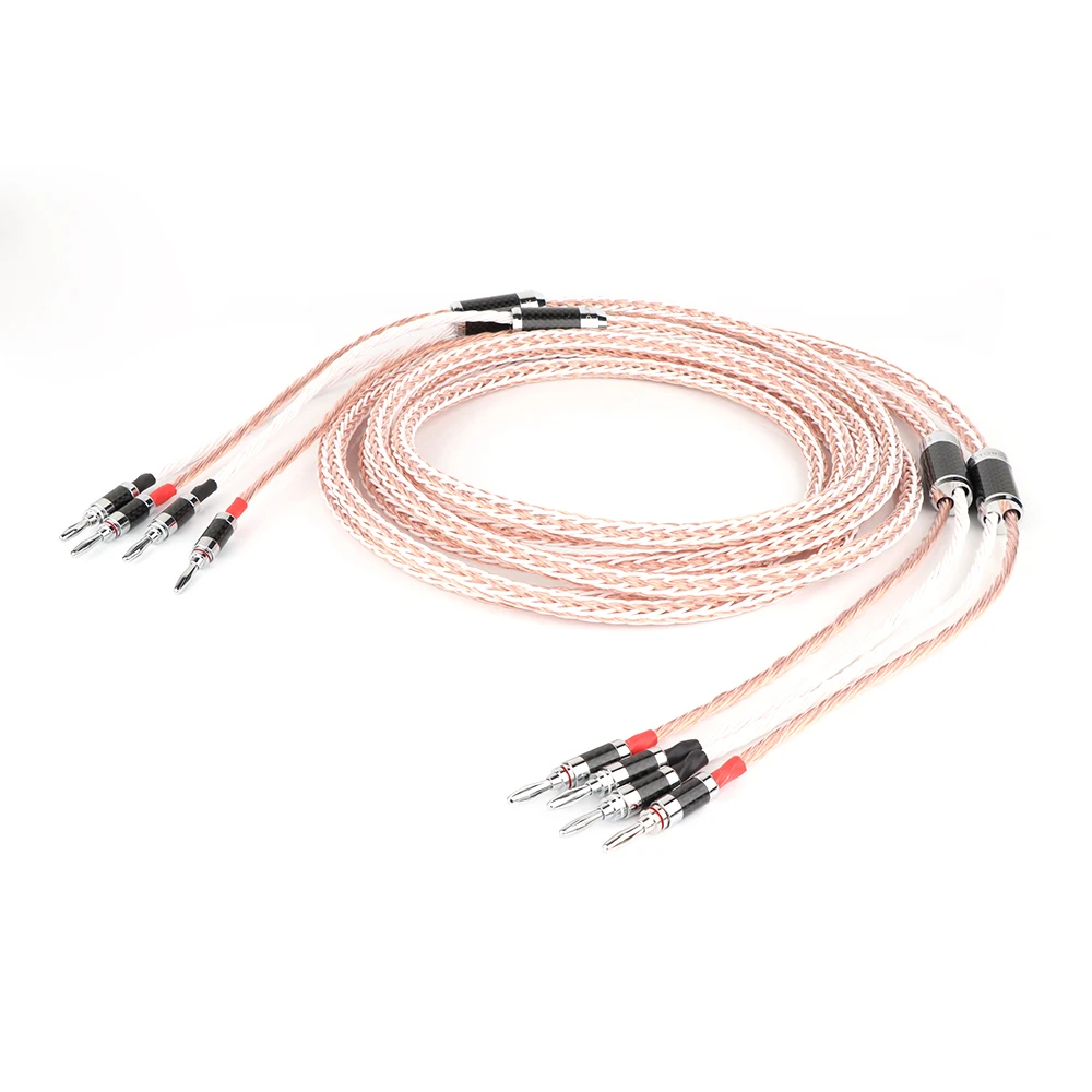 Yter пара HI End 8TC акустический кабель OCC медный аудиокабель для акустических систем