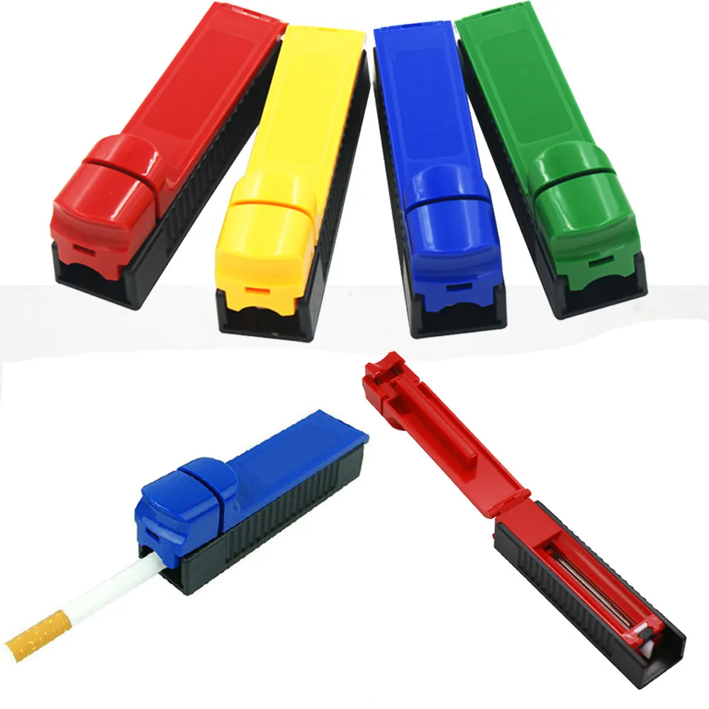 

Plastic Manual Double Tube Cigarette Rolling Injector 8MM Roller Rolling Machine Tobacco Maker Cigarette Maker