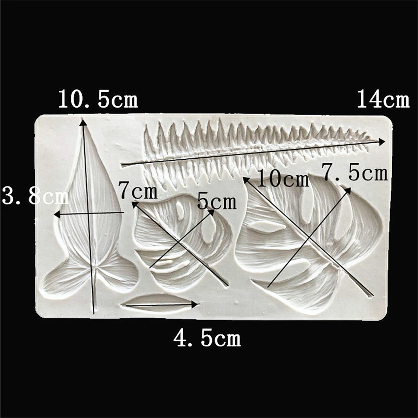 DIY Sugar craft Cake Vintage Turtle Leaf Silicone Mold Fondant decorating Tools Gum paste | Дом и сад