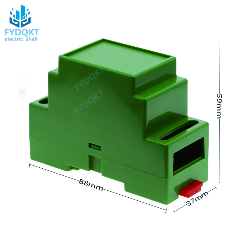 1 шт. din-рейку распределительная коробка ПЛК Пластик электроники Shell Project чехол