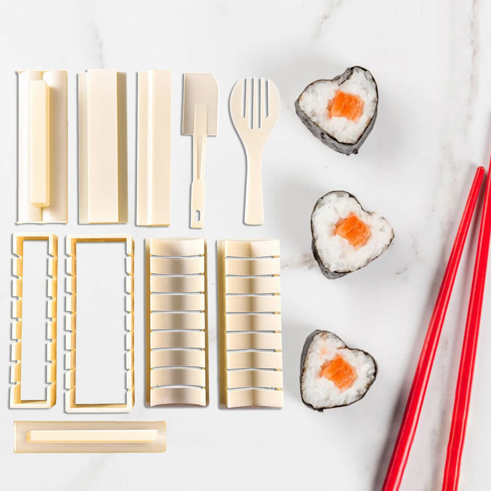 

Homemade rice ball mold DIY making mold is simple and beautiful