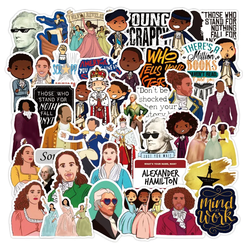 Креативные наклейки rancirte R1046 50 шт./компл. для концерта мультяшный стиль ПК на