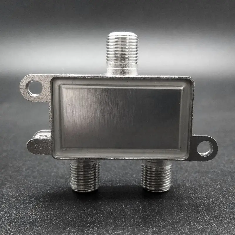 

5-2400MHz 2 Way Digital Coax Cable Splitter Bi-Direction Satellite TV Signal Receiver Connector for SATV/CATV