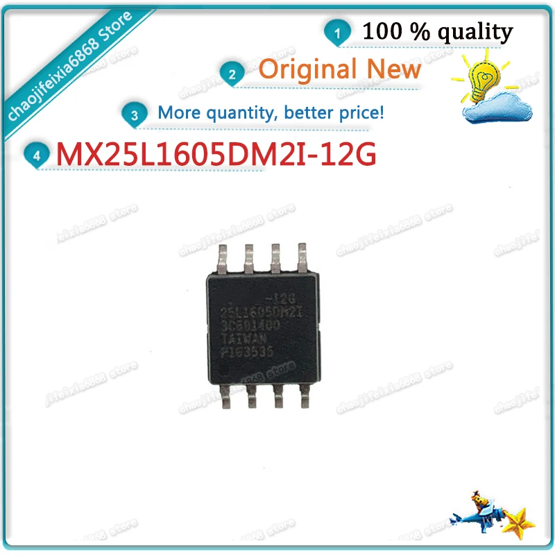 5 шт.-10 шт./лот! MX25L1605DM2I-12G 25L1605DM2I-12G SOP8 25L1605DM2I MX25L1605D MX25L1605 25L1605D SOP-8 новый оригинальный |