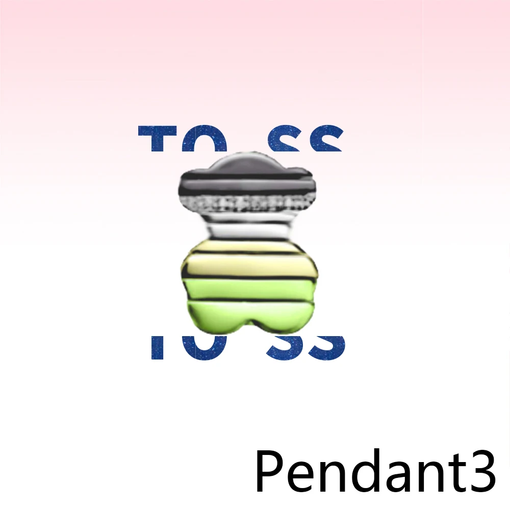 

2021 новый 925 стерлингового серебра с милым медведем; Симпатичные носки; Наряд для Pendant3 подходит "сделай сам", зажим для ожерелья ювелирные изд...