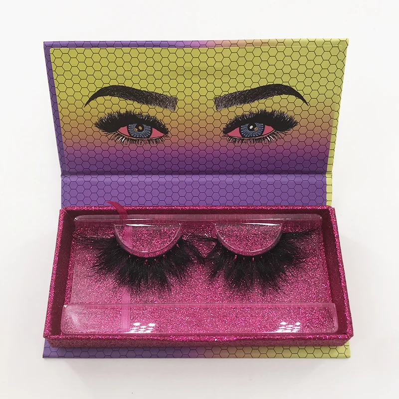 

New Lashwood Eyelash box Magnetic eyelash box printed eye customized eyelash box free of shipping
