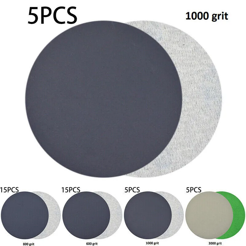 

Sheets Sandpaper Discs Silicon Carbide Wet / Dry 75mm Hook And Loop Polish