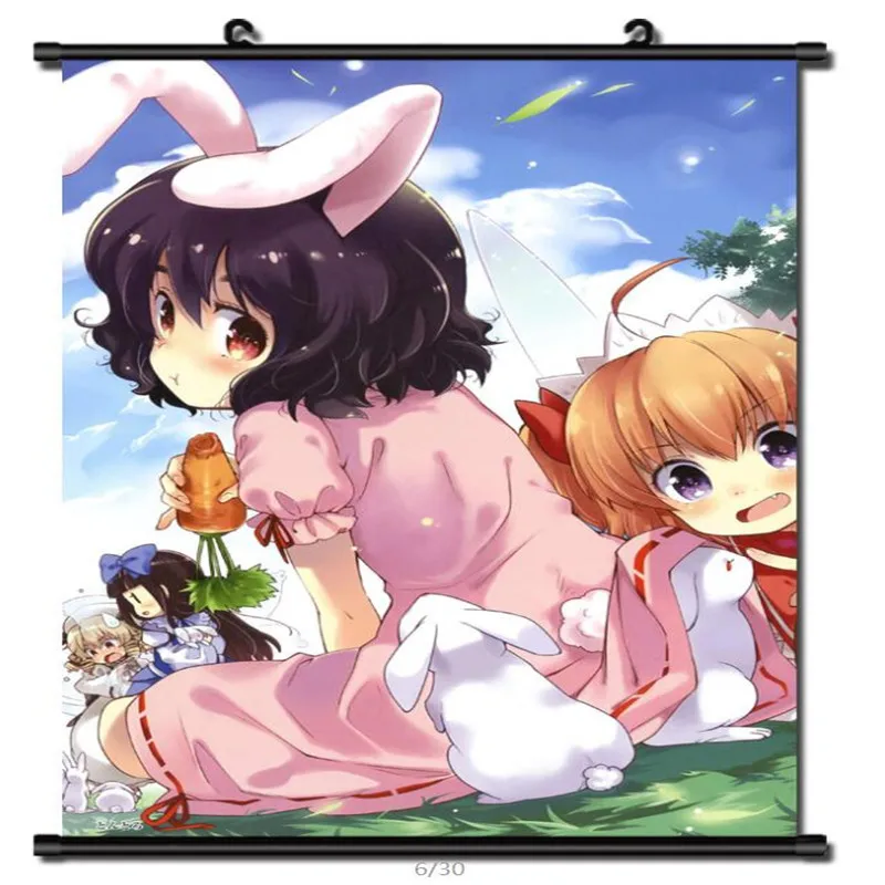 Японское аниме проект TouHou непроницаемая ночь Inaba Tewi домашний Декор настенный