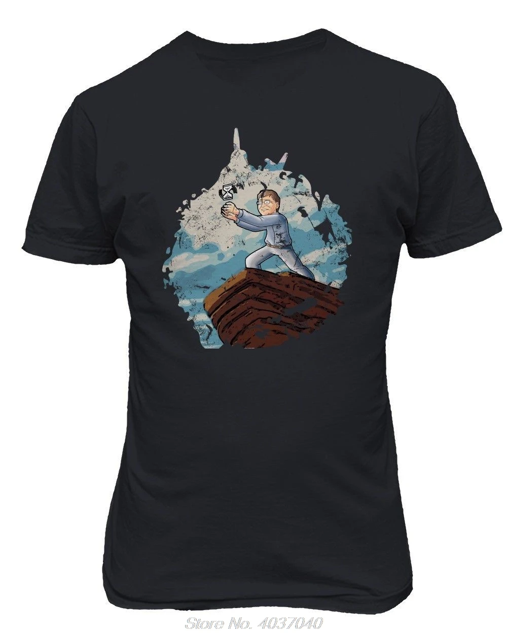 Мужская хлопковая футболка с коротким рукавом и круглым вырезом | одежда