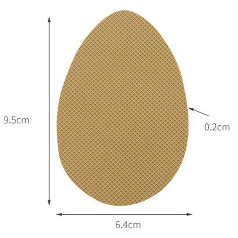 1 пара самоклеющихся наклеек для защиты обуви на высоком каблуке с