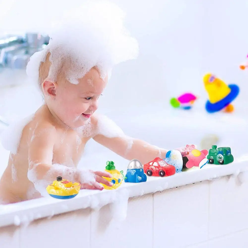 1 шт. детские игрушки для ванной мигающий светильник игрушка плавательный круг из