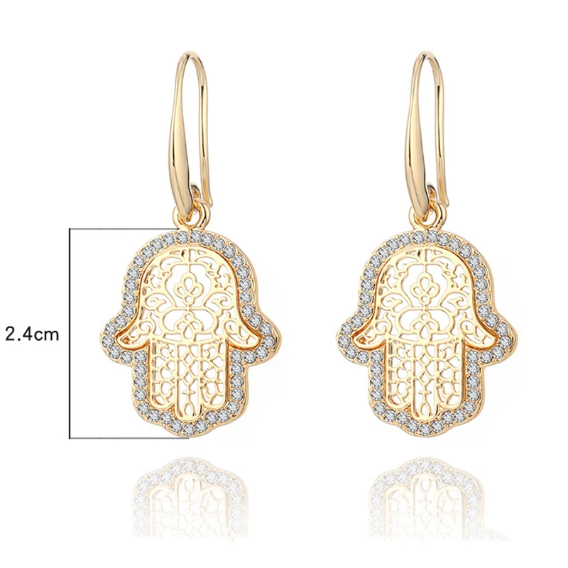 Lucky Collares Bijoux Femme Хамса рука начальная ожерелье для женщин золотые ювелирные изделия выдалбливают ключицы Звено Цепи Подвеска колье